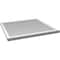 Ekena Millwork Vertical Surface Mount PVC Gable Vent w/ 2"W x 2"H , Brickmould Sill Frame, 38"W x 36"H GVPVE38X3603SN - alternate 2